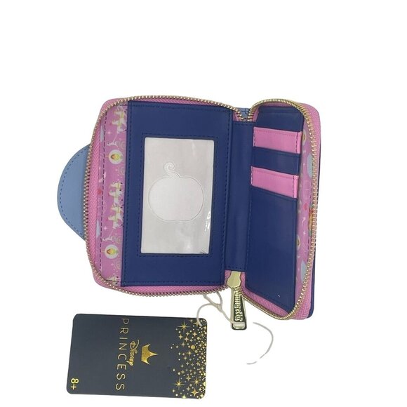 Loungefly Disney Princess Line Fairy Godmother Wallet Blue NWT - Picture 4 of 4